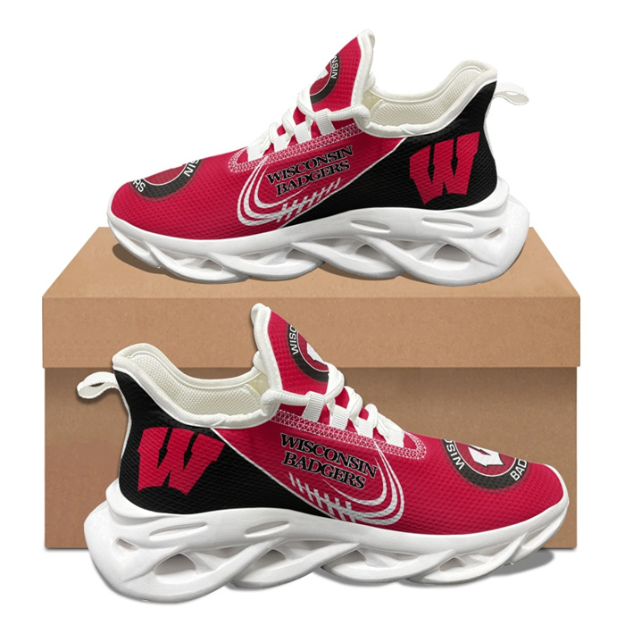 Wisconsin Badgers Flex Control Sneakers 002